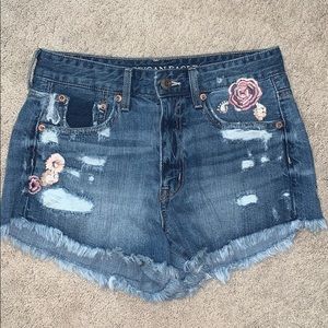 American Eagle Flower Shorts size 2